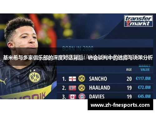 基米希与多家俱乐部的深度对话背后：转会谈判中的选择与决策分析